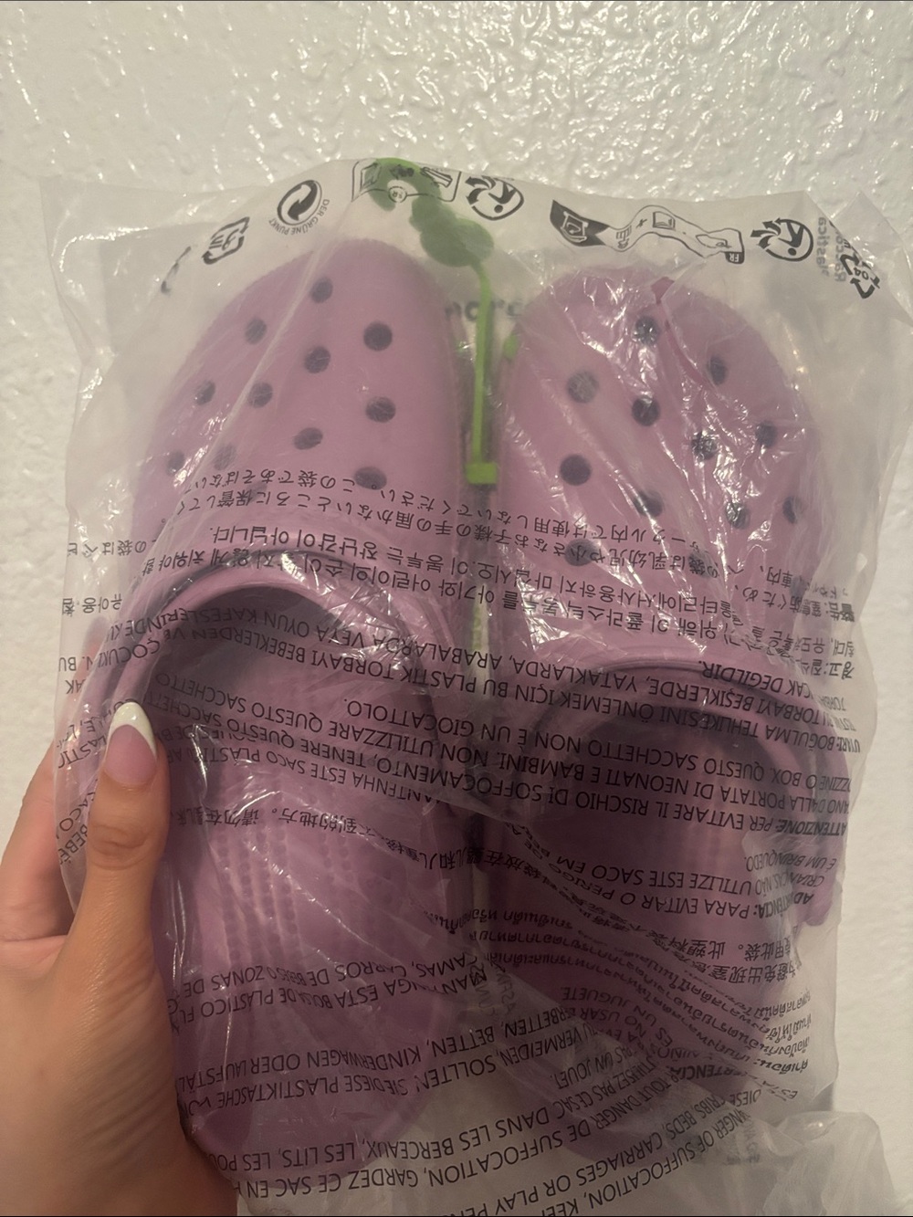 CROCS Lavender Slip-On Clogs